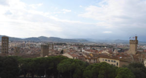 Panorama  Arezzo visto dalla ruota