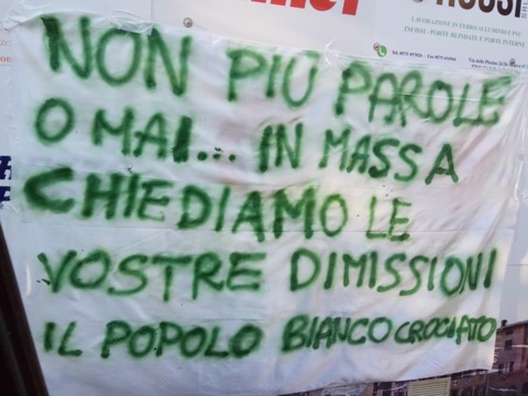 striscione santandrea