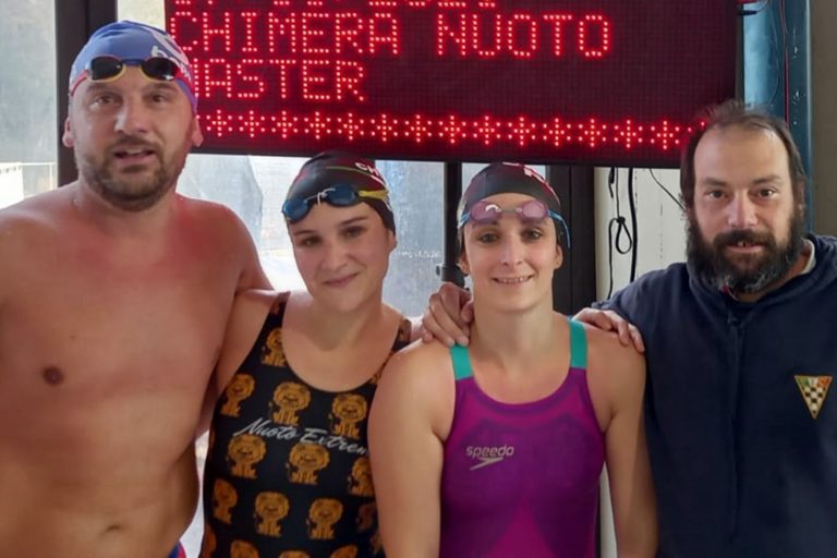 Un oro e due argenti per il ritorno in vasca dei Master della Chimera Nuoto