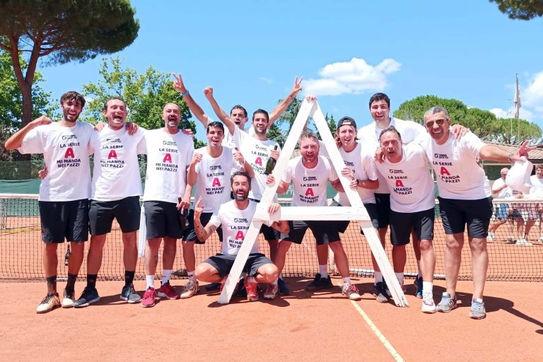 Il Tennis Giotto festeggia la promozione in A2