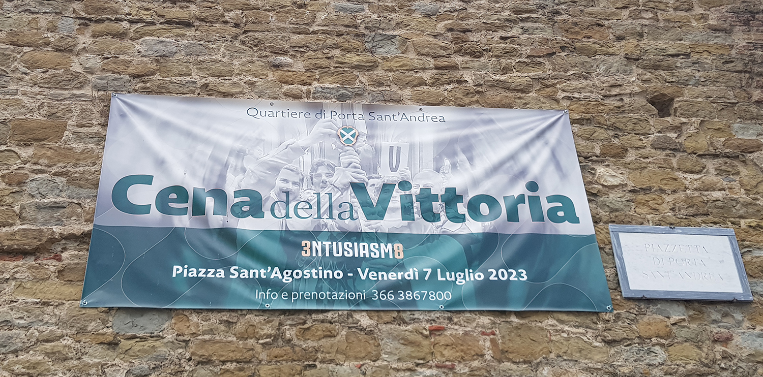 Striscione -cena