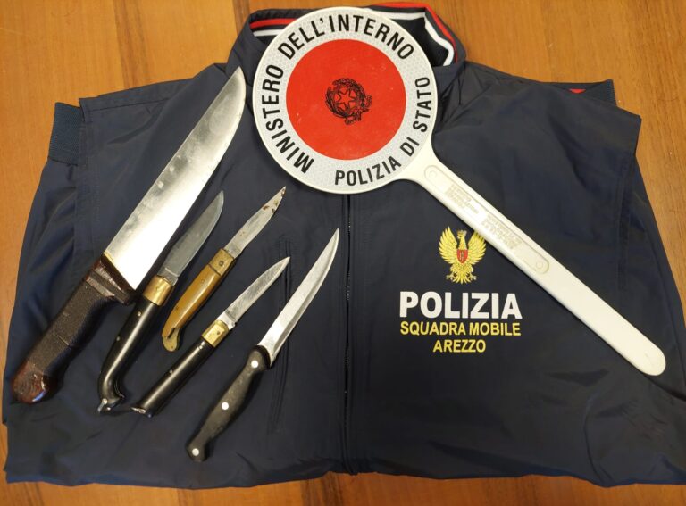 Blitz della Polizia di Stato ad Arezzo: arresti e sequestri nel combattere la criminalità giovanile
