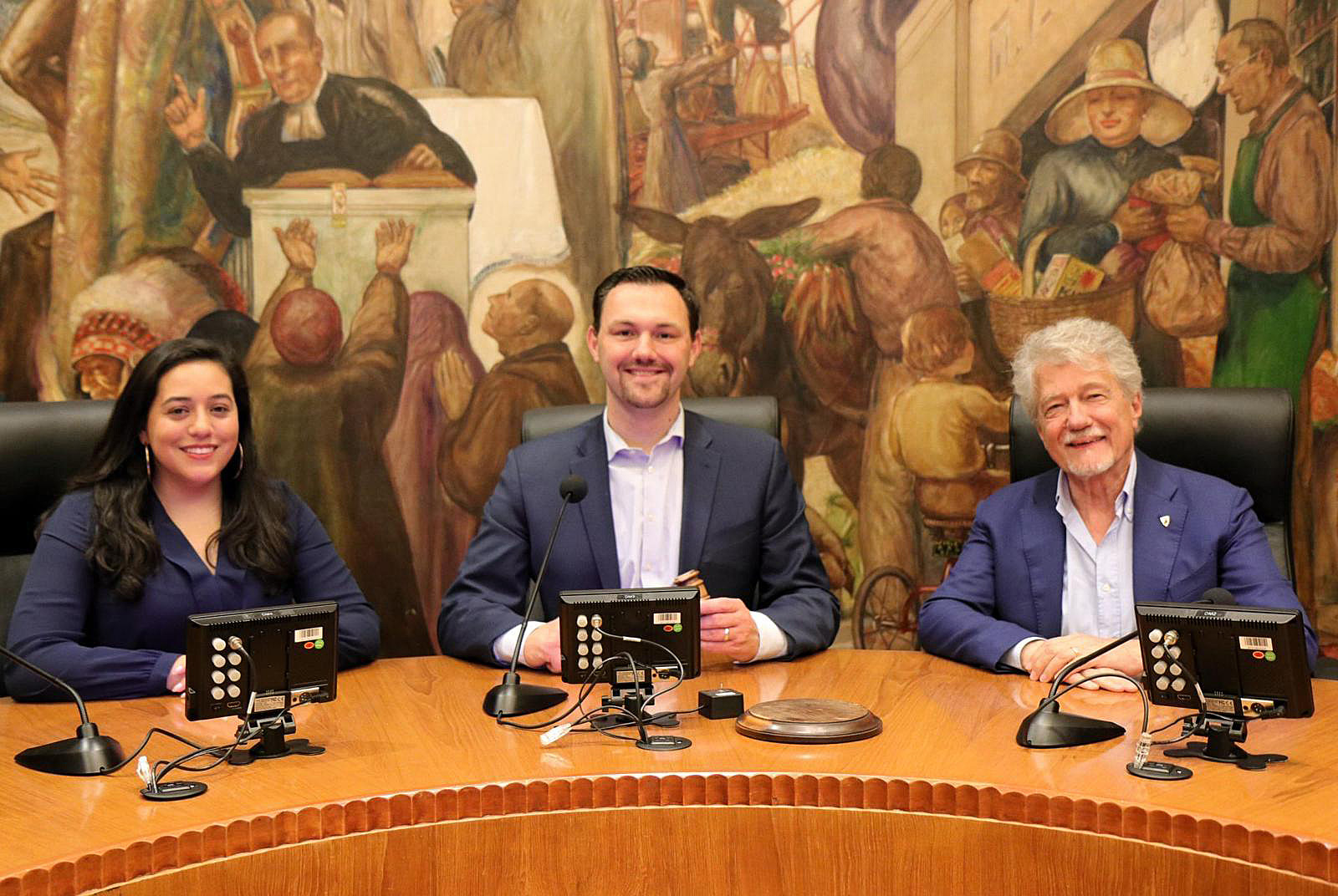 L’incontro tra il sindaco Ghinelli e il primo cittadino di Burbank, Nick Schultz