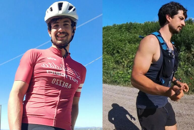 L’Ardita e ArezzoGravel con Tommaso Fusco per il record del mondo di Half Ironman