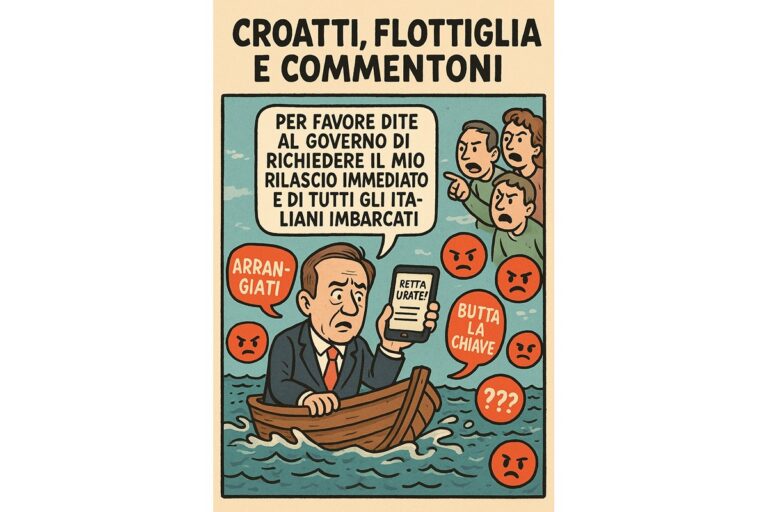 Croatti, la flottiglia e il mare magnum dei commenti: cronaca di un linciaggio social