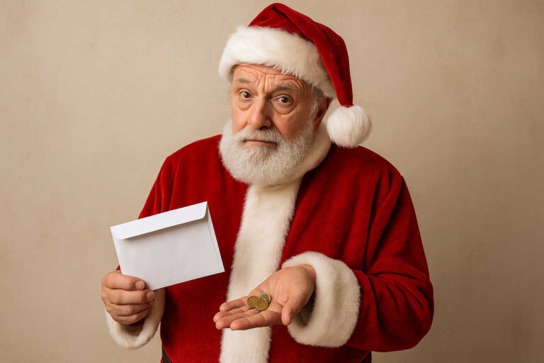 Regalone di Natale ai pensionati: 3 euro e 12! ” così potete permettervi il lusso di respirare un pò di più”