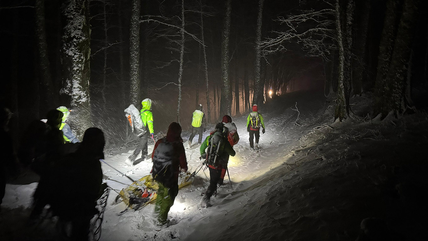 soccorso alpino neve