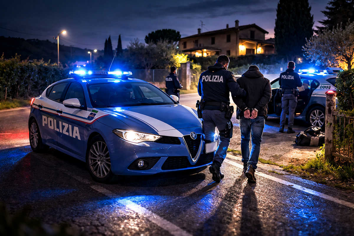Arresto polizia casolare