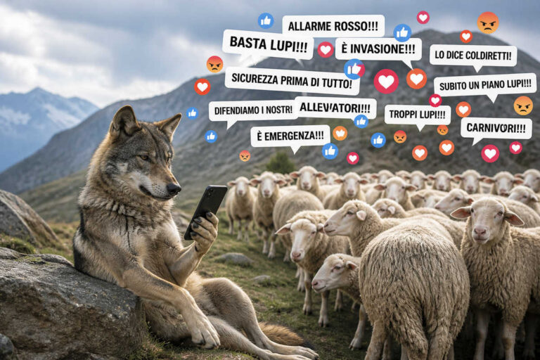 Lupo mangia 18 pecore, dibattito italiano mangia completamente il senso della realtà