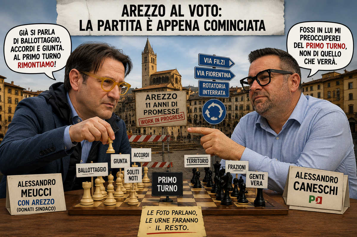 Sfida politica ad arezzo