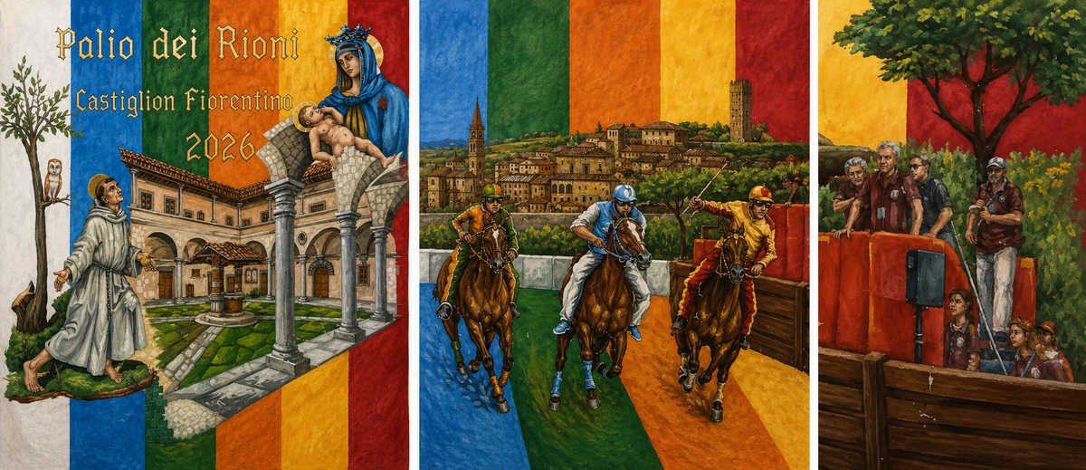 san francesco con l8217artrosi e l8217altoparlante medievale a castiglion fiorentino il palio fa discutere pi249 dei cavalli da Lortica.it san francesco con l8217artrosi e l8217altoparlante medievale a castiglion fiorentino il palio fa discutere pi249 dei cavalli