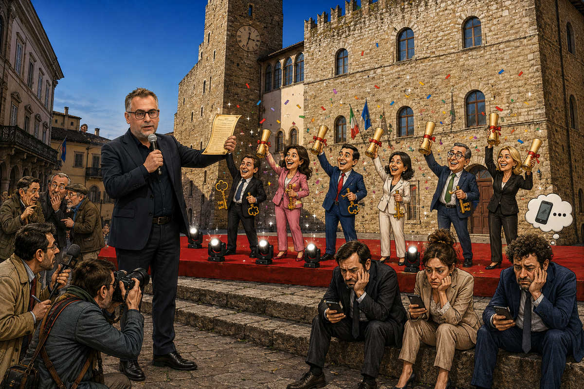 Comanducci distribuisce le poltrone, gli esclusi aggiornano WhatsApp
