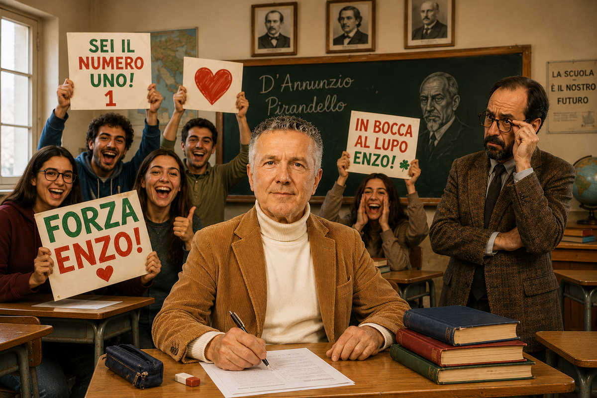 pupo torna a scuola a settant8217anni ad arezzo c8217232 gi224 chi gli vol passare il compito di pirandello da Lortica.it pupo torna a scuola a settant8217anni ad arezzo c8217232 gi224 chi gli vol passare il compito di pirandello