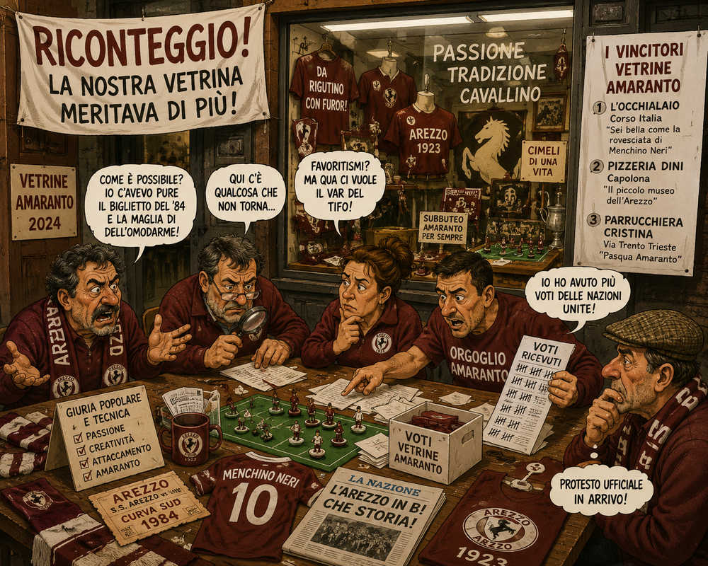 mi hanno rubato anche la vetrina ad arezzo parte il campionato dei sospetti e c8217232 gi224 chi vuole il riconteggio dei cimeli da Lortica.it mi hanno rubato anche la vetrina ad arezzo parte il campionato dei sospetti e c8217232 gi224 chi vuole il riconteggio dei cimeli
