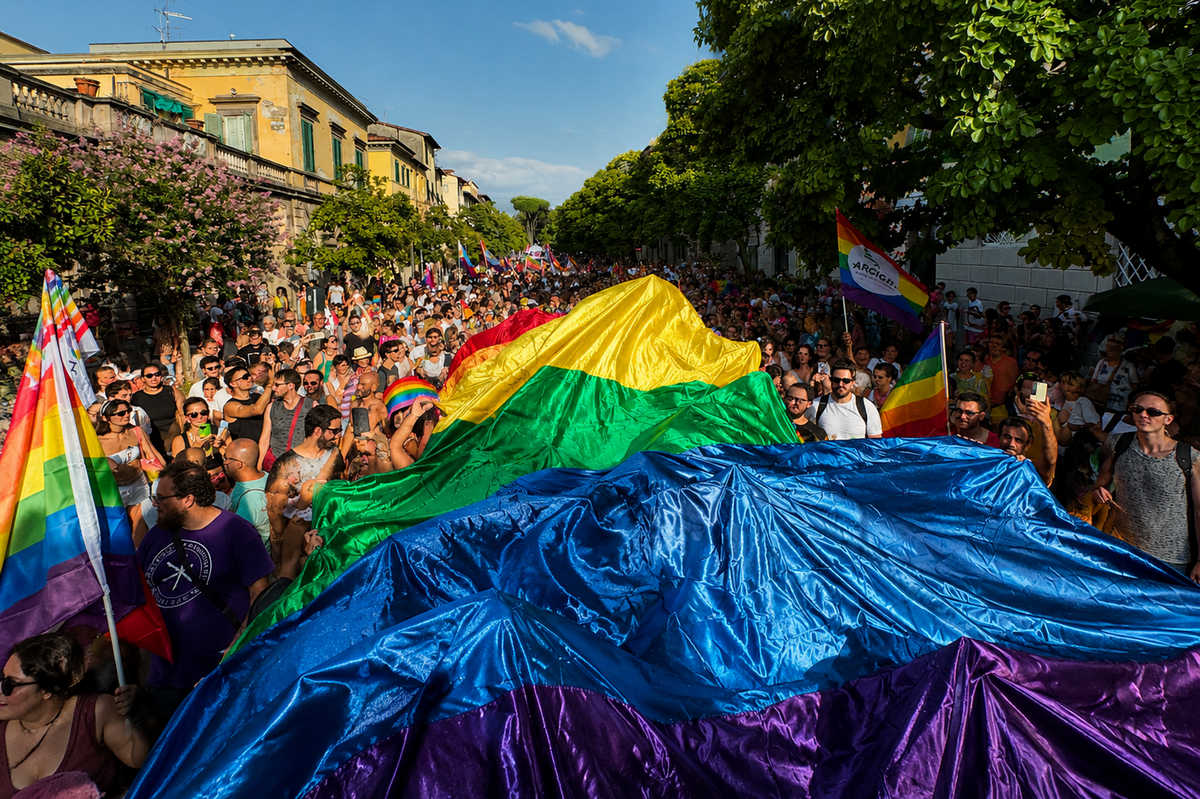 da arezzo parte il pullman arcobaleno un s8217era ancora finito di fare i bagagli che i posti erano gi224 spariti da Lortica.it da arezzo parte il pullman arcobaleno un s8217era ancora finito di fare i bagagli che i posti erano gi224 spariti