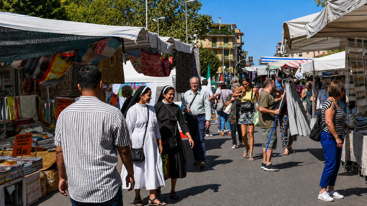 Mercato del sabato via Giotto