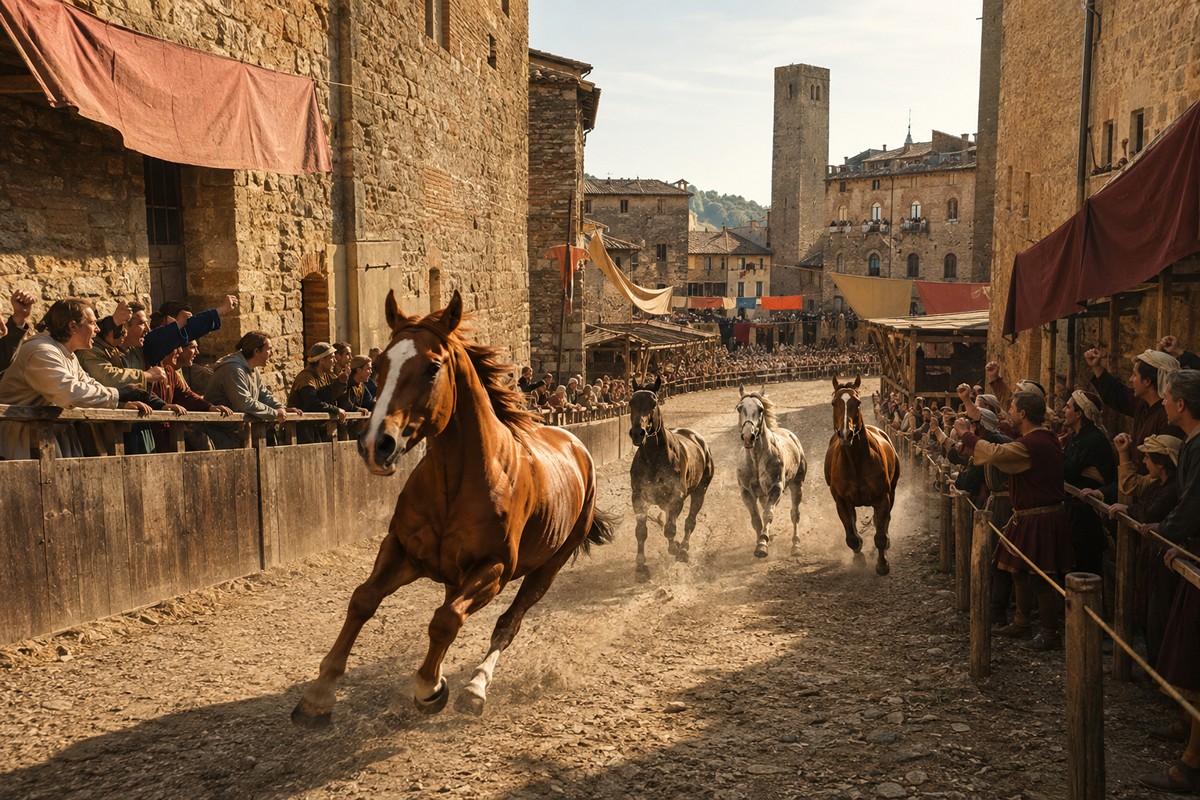 Quando Arezzo correva il suo Palio e Siena non aveva ancora l’esclusiva Quando Arezzo correva il suo Palio e Siena non aveva ancora l’esclusiva