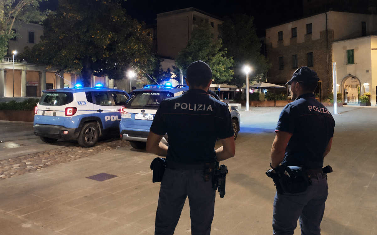 polizia a Montevarchi
