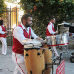 Percussionista durante la Festa dell’Uva di Subbiano 2026