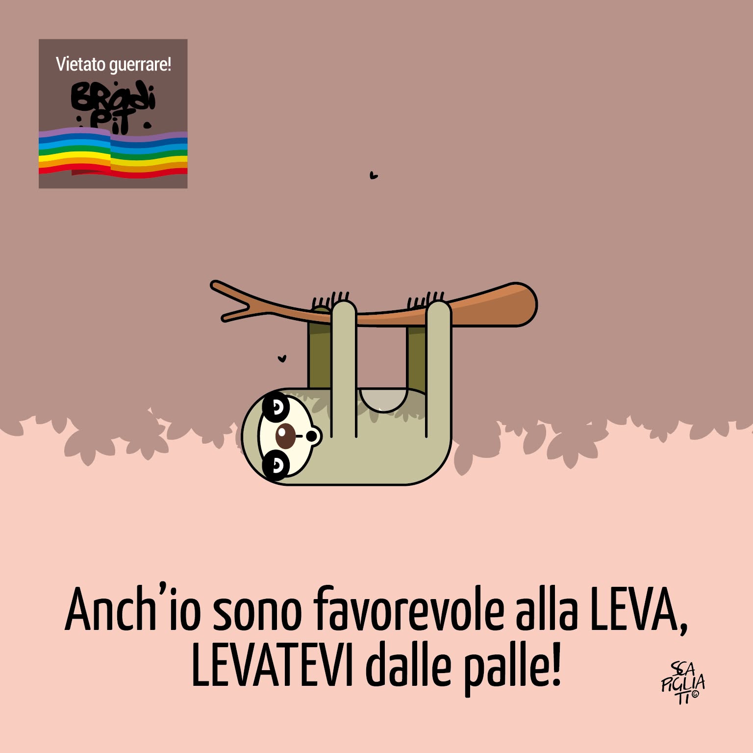 vietato guerrare da Lortica.it vietato guerrare