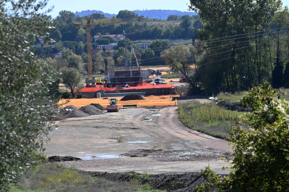 Il cantiere osservato da una diversa prospettiva.