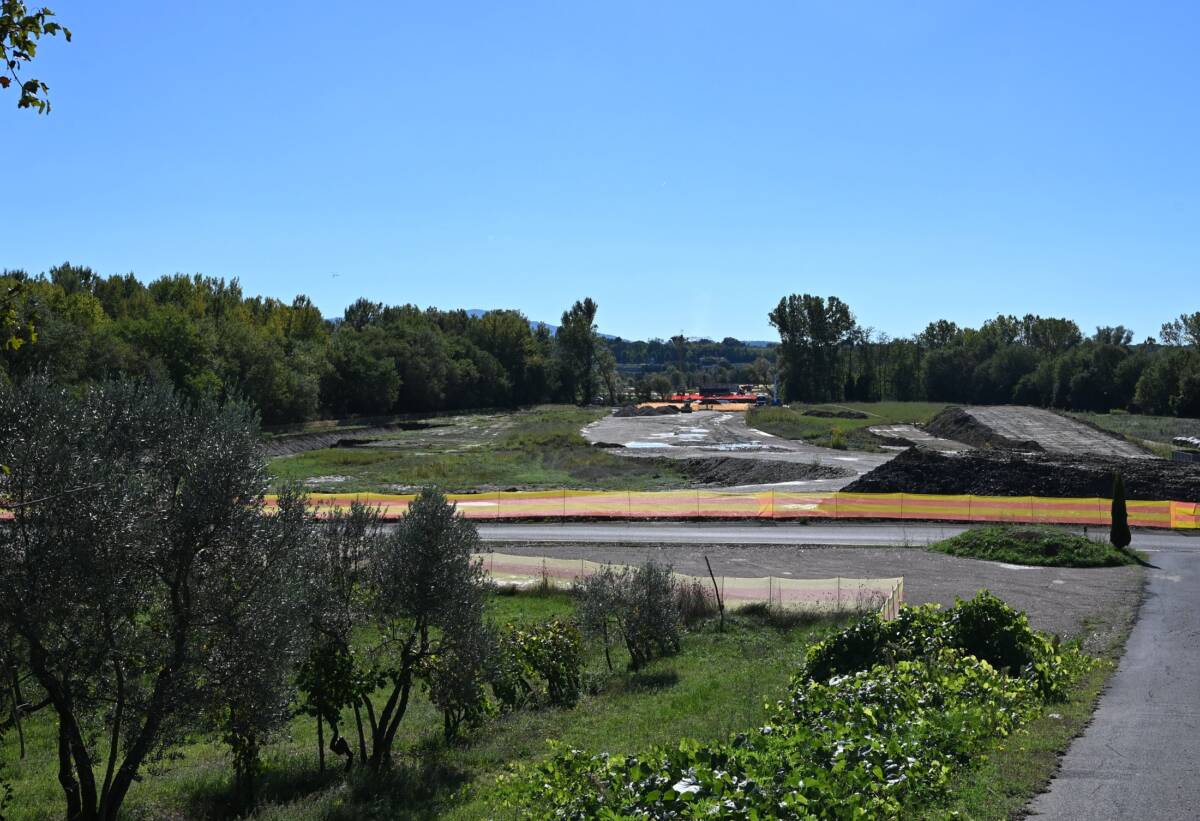 Veduta generale dell’area interessata dall’intervento.