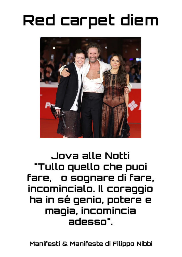 Manifesti & Manifeste di Filippo Nibbi: Red carpet diem
