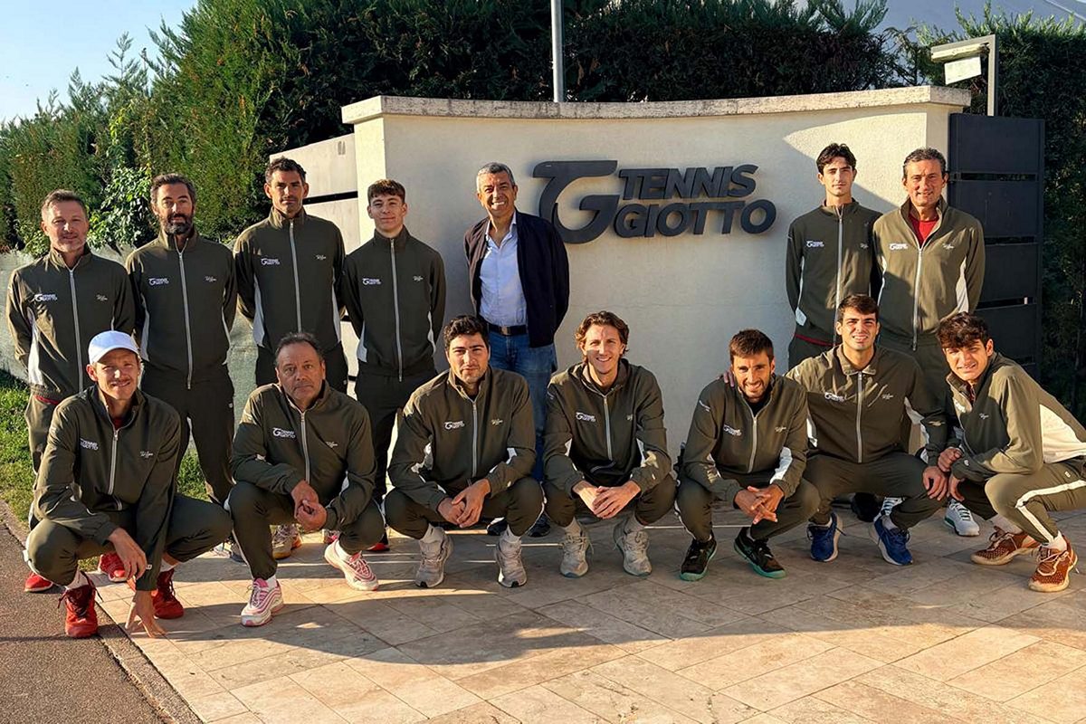 La squadra maschile del Tennis Giotto nel campionato di Serie A2 2026