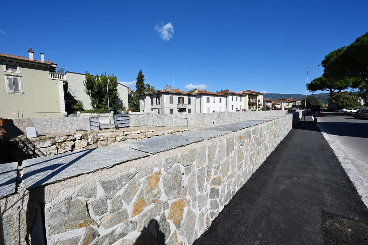Area lungo il torrente Castro interessata dagli interventi