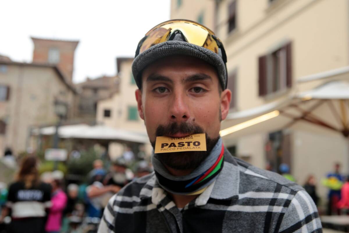 L’Intrepida 2026 ad Anghiari, partecipanti alla cicloturistica d’epoca