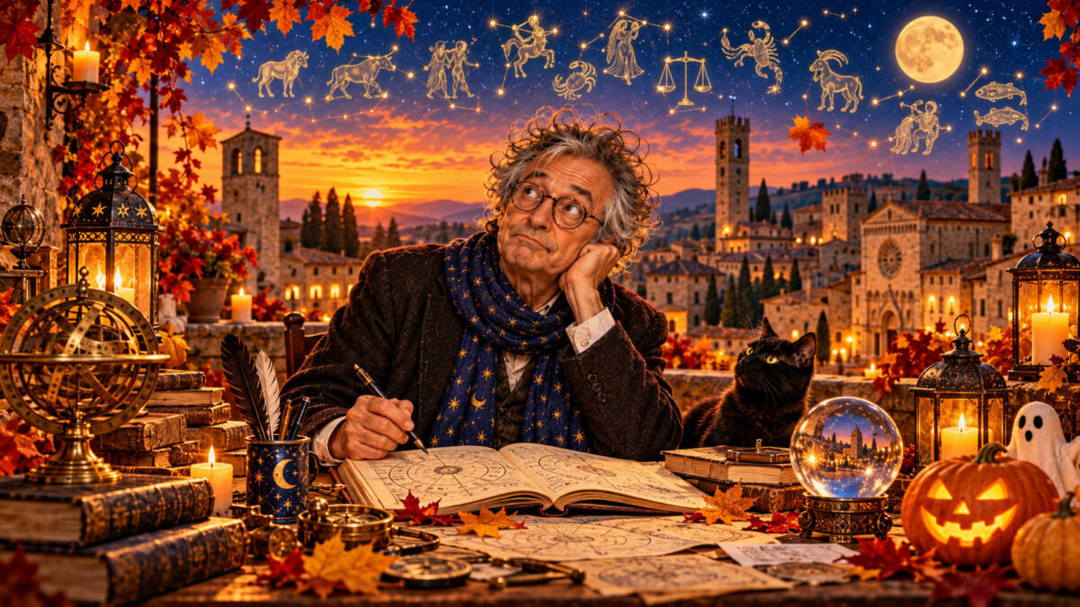 oroscopo-ortica-26-ottobre-1-novembre L’astrologo dell’Ortica consulta le stelle tra zucche di Halloween, costellazioni e paesaggio autunnale.