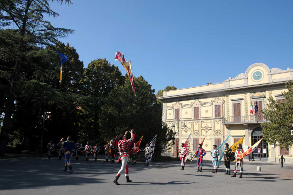 Sbandieratori di Arezzo al Parco del Pionta - foto 19