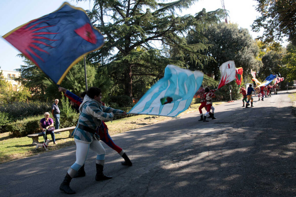 Sbandieratori di Arezzo al Parco del Pionta - foto 30