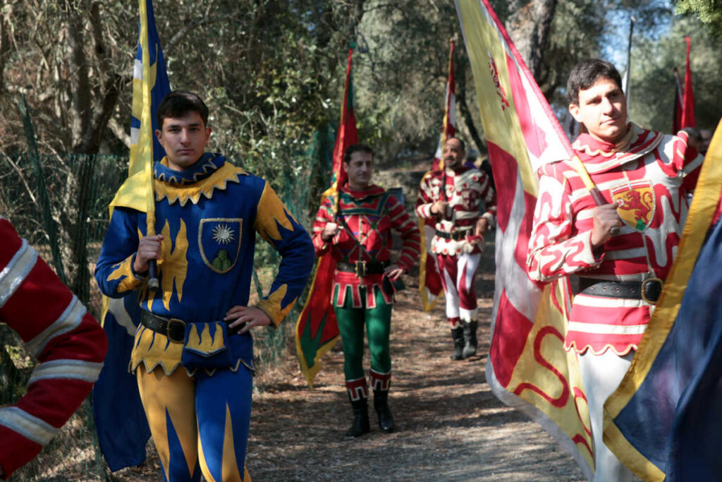 Sbandieratori di Arezzo al Parco del Pionta - foto 4