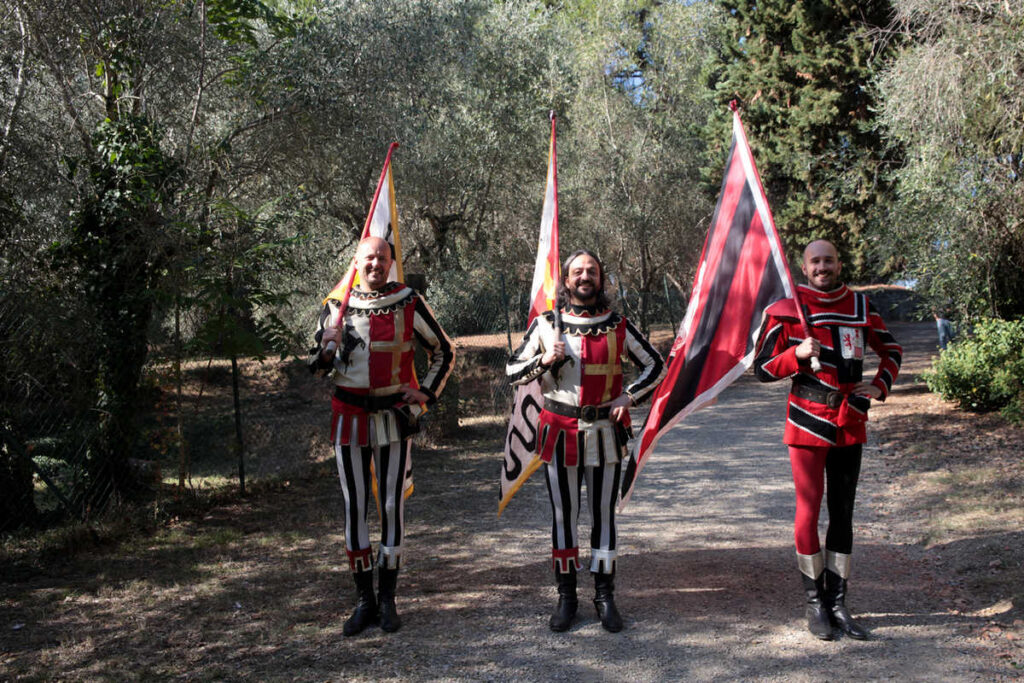 Sbandieratori di Arezzo al Parco del Pionta - foto 7