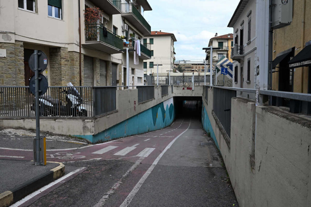 Sottopasso di via Trasimeno ad Arezzo nel 2026