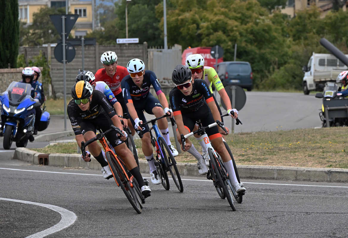 I corridori impegnati nel Trofeo Mario Zanchi.