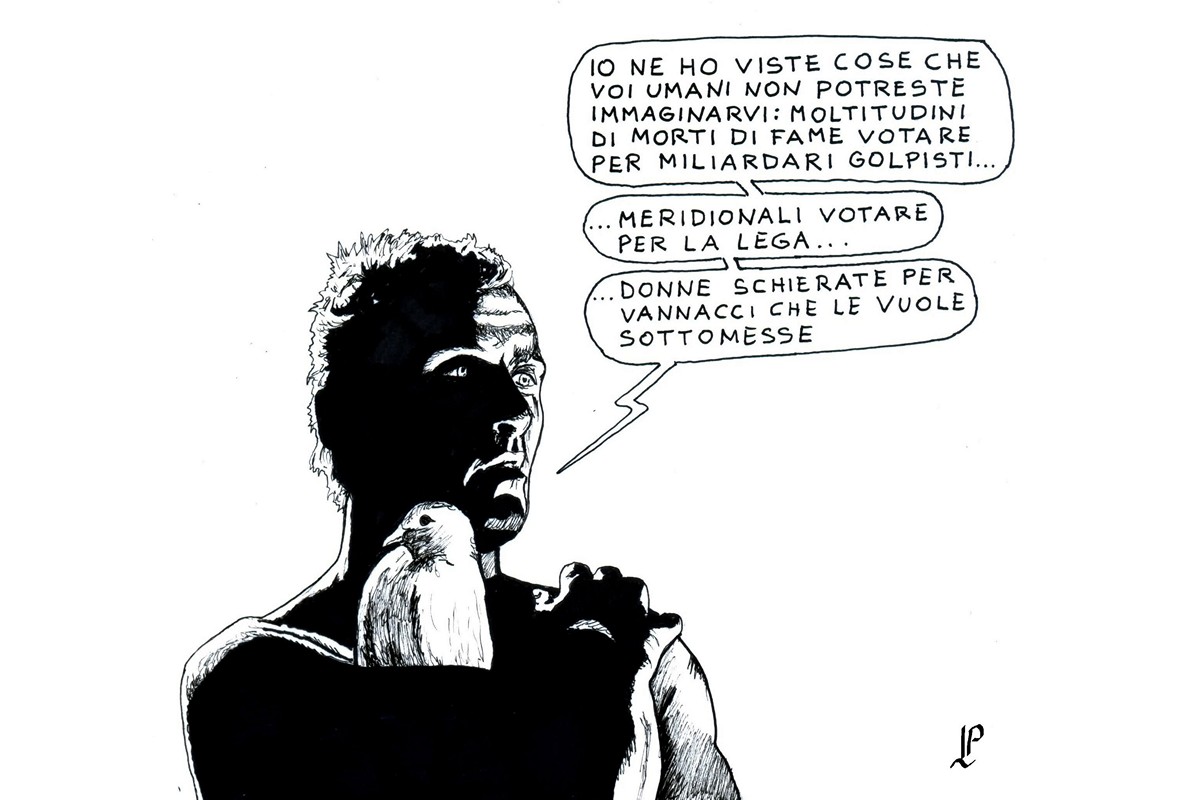 Paolo Lombardi - Io ne ho viste cose Vignetta di Paolo Lombardi sulle contraddizioni della politica e del voto italiano